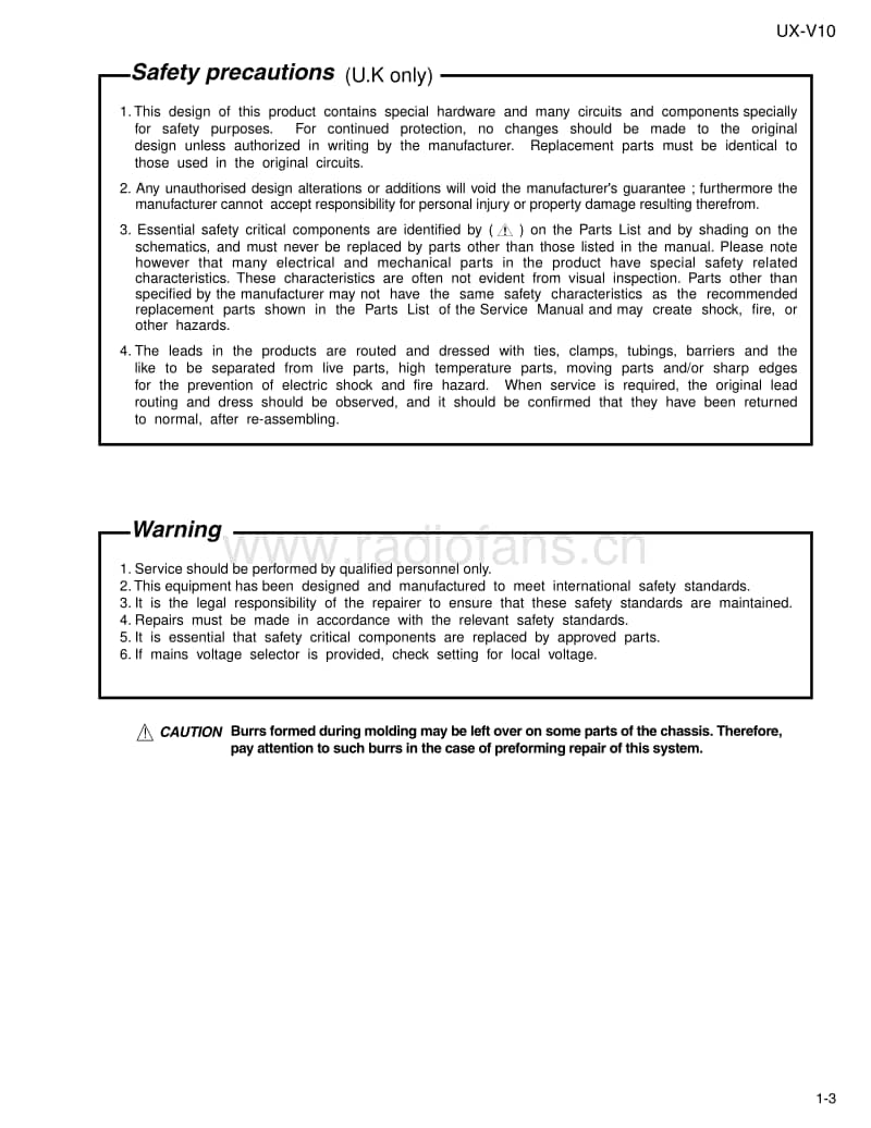 Jvc-UXV-10-Service-Manual电路原理图.pdf_第3页