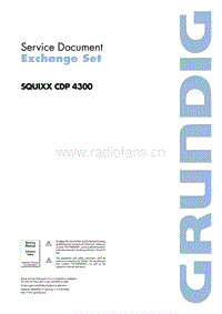 Grundig-SQUIXX-CDP-4300-Service-Manual电路原理图.pdf