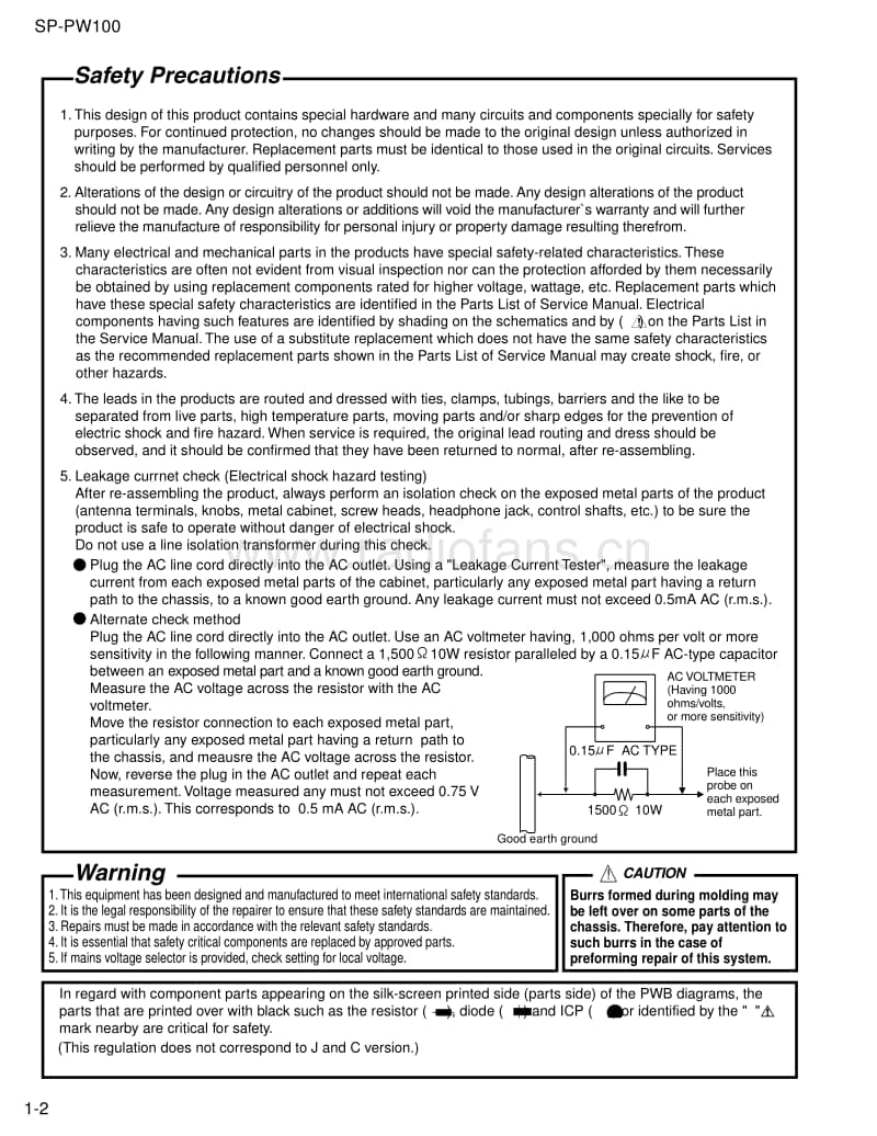 Jvc-SPPW-100-Service-Manual电路原理图.pdf_第2页