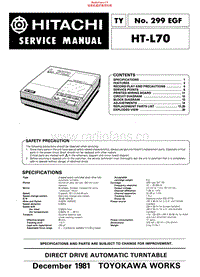 Hitachi-HTL-70-Service-Manual电路原理图.pdf