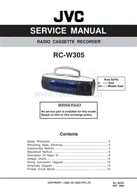 Jvc-RCW-305-Service-Manual电路原理图.pdf
