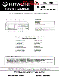 Hitachi-DE-25-Service-Manual电路原理图.pdf