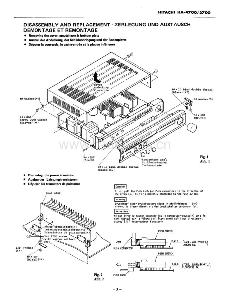 Hitachi-HA-3700-Service-Manual电路原理图.pdf_第3页
