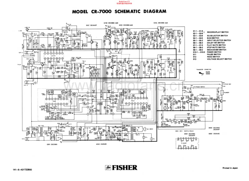 Fisher-CR-1000-Schematic电路原理图.pdf_第1页