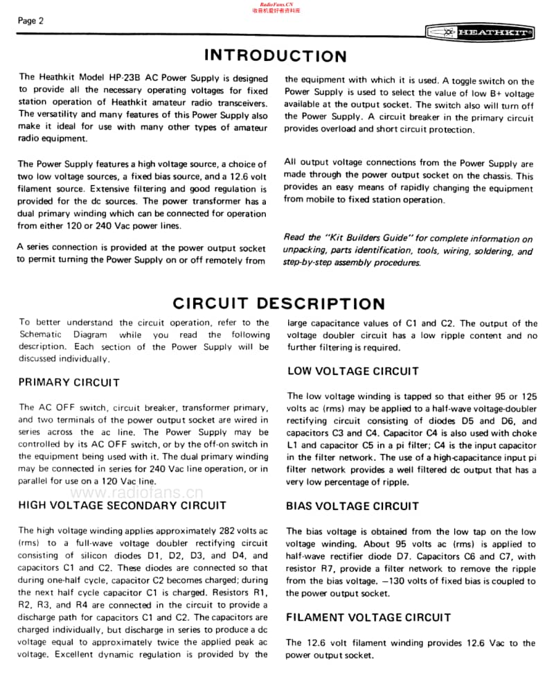 Heathkit-HP-23B-User-Manual电路原理图.pdf_第2页