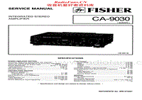 Fisher-CA-9030-Service-Manual电路原理图.pdf