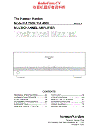 Harman-Kardon-PA-4000-Service-Manual电路原理图.pdf