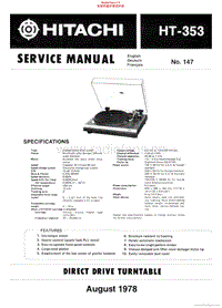 Hitachi-HT-353-Service-Manual电路原理图.pdf