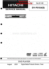 Hitachi-DVP-515-AS-Service-Manual电路原理图.pdf