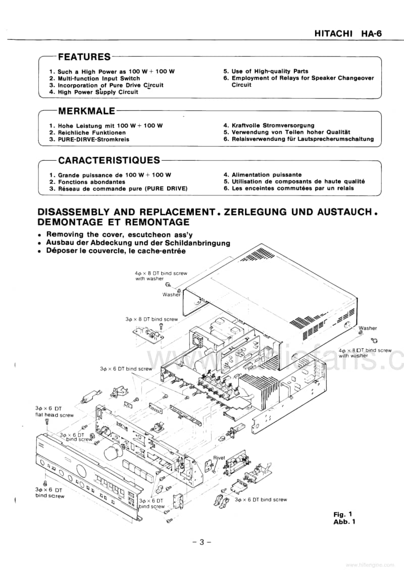 Hitachi-HA-6-Service-Manual电路原理图.pdf_第3页