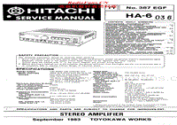 Hitachi-HA-6-Service-Manual电路原理图.pdf