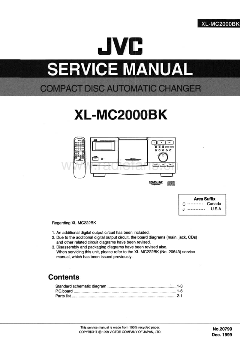 Jvc-XLMC-2000-BK-Service-Manual电路原理图.pdf_第1页