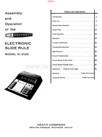Heathkit-IC-2100-Schematic电路原理图.pdf