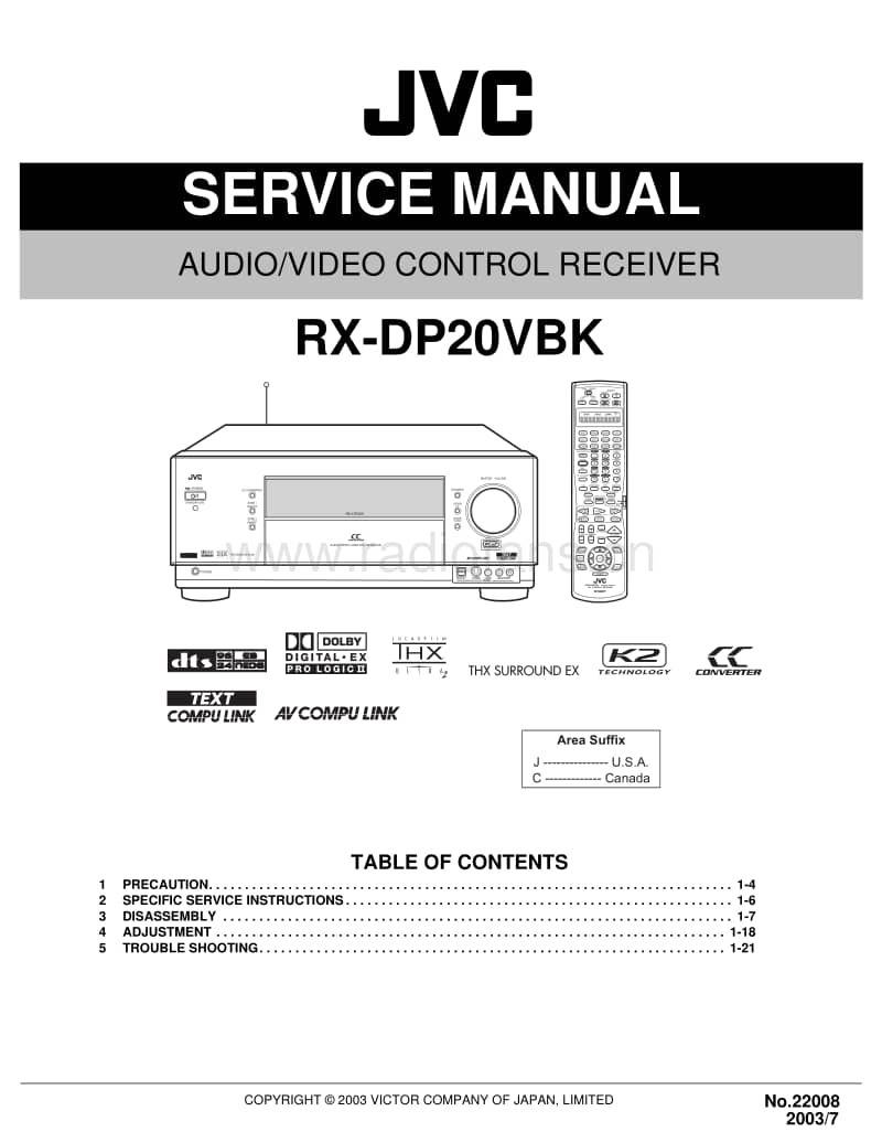 Jvc-RXDP-20-VBK-Service-Manual-2电路原理图.pdf_第1页