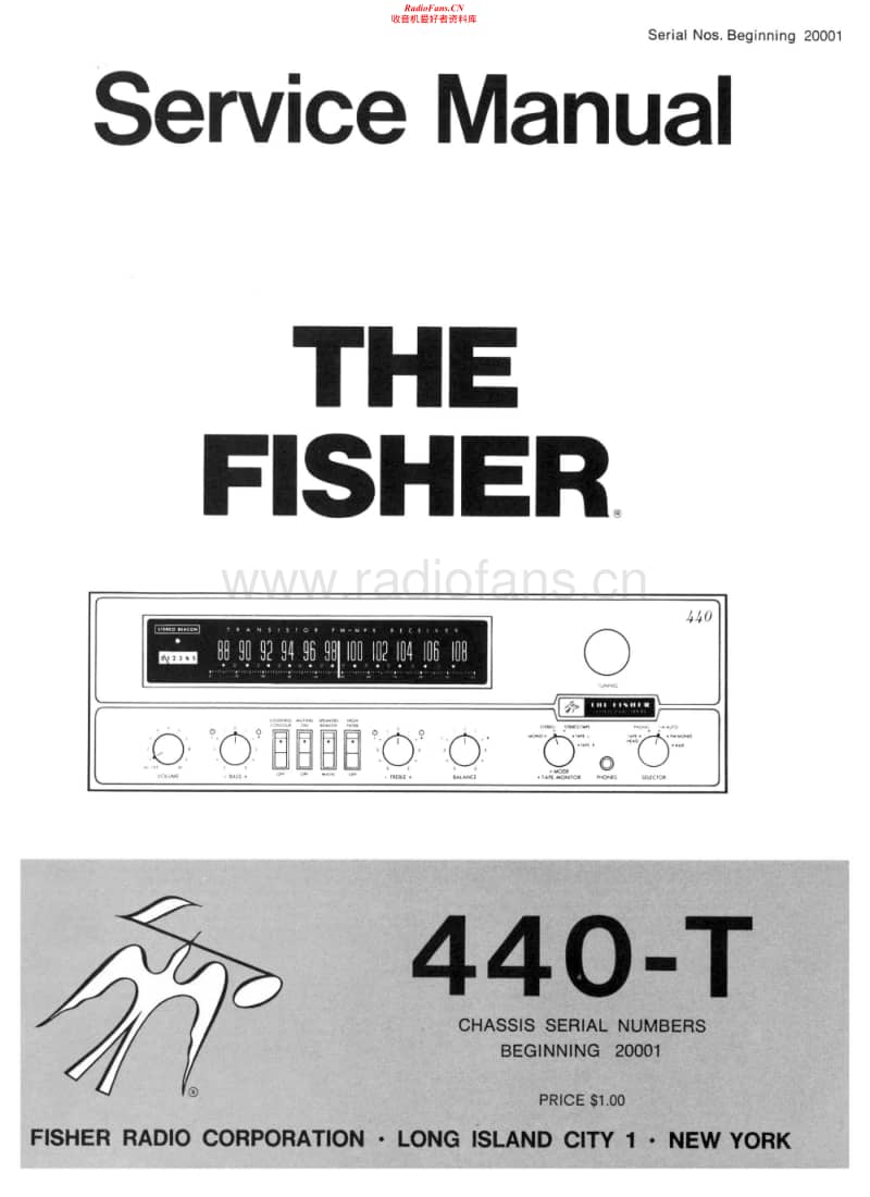 Fisher-440-T-Service-Manual电路原理图.pdf_第1页