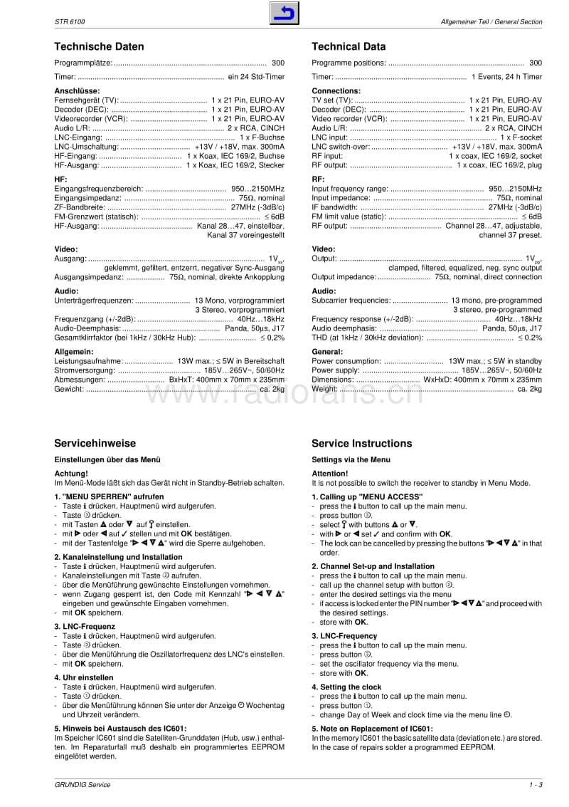 Grundig-STR-6100-Service-Manual电路原理图.pdf_第3页