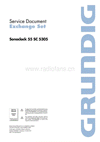 Grundig-Sonoclock-55-SC-5305-Service-Manual电路原理图.pdf
