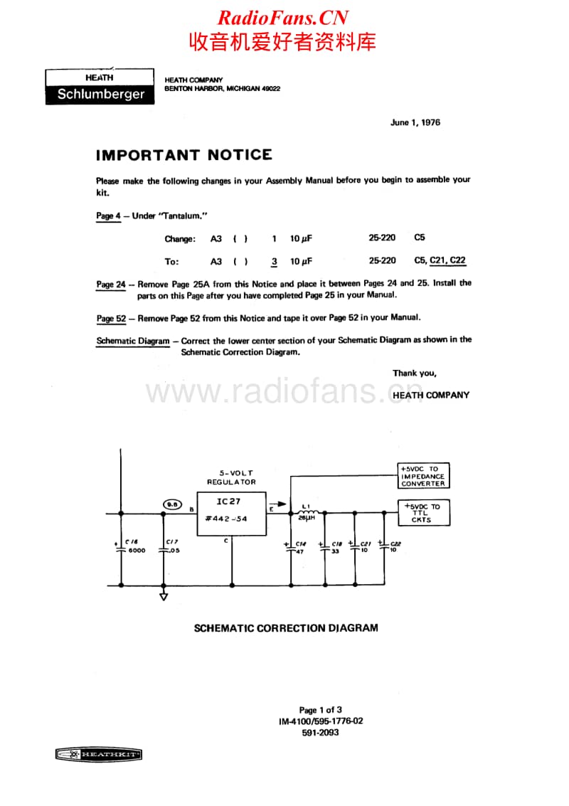 Heathkit-IM-4100-SM-4100-Notice电路原理图.pdf_第1页