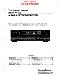 Harman-Kardon-AVR-20-Service-Manual电路原理图.pdf