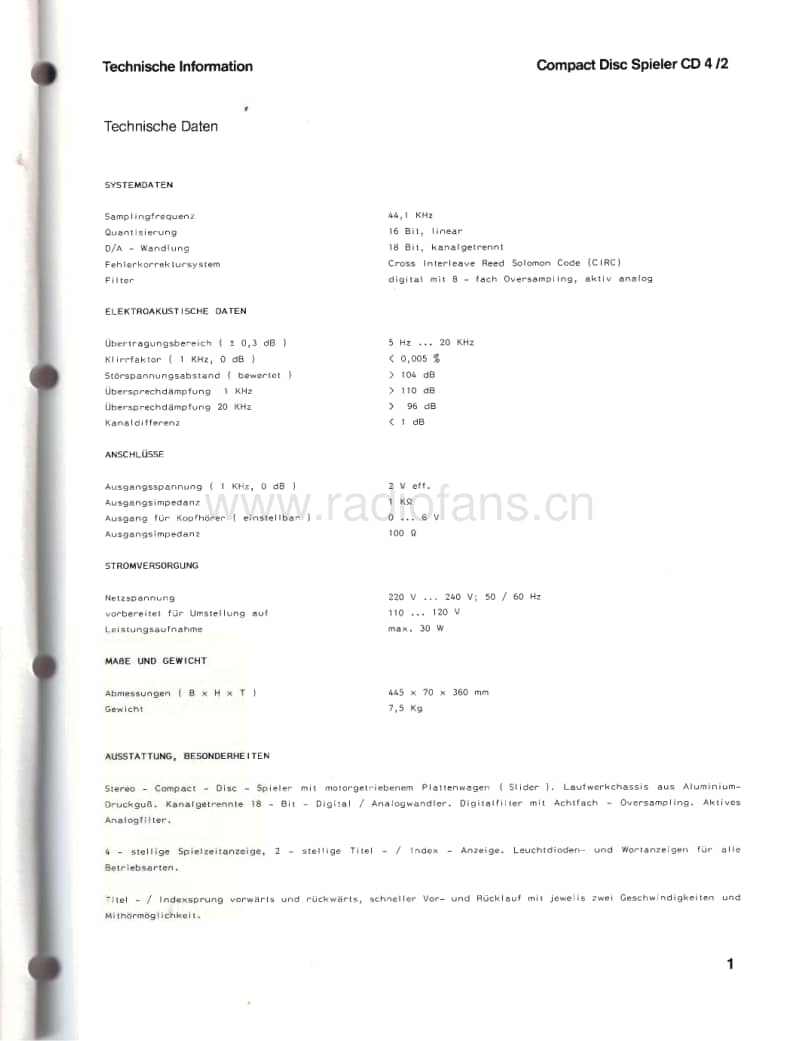 Braun-CD-4-2-Service-Manual电路原理图.pdf_第3页