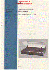 Braun-P-1-Service-Manual电路原理图.pdf