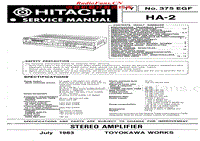 Hitachi-HA-2-Service-Manual电路原理图.pdf