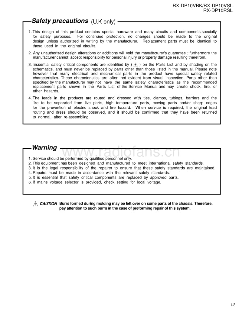Jvc-RXDP-10-RSL-Service-Manual电路原理图.pdf_第3页