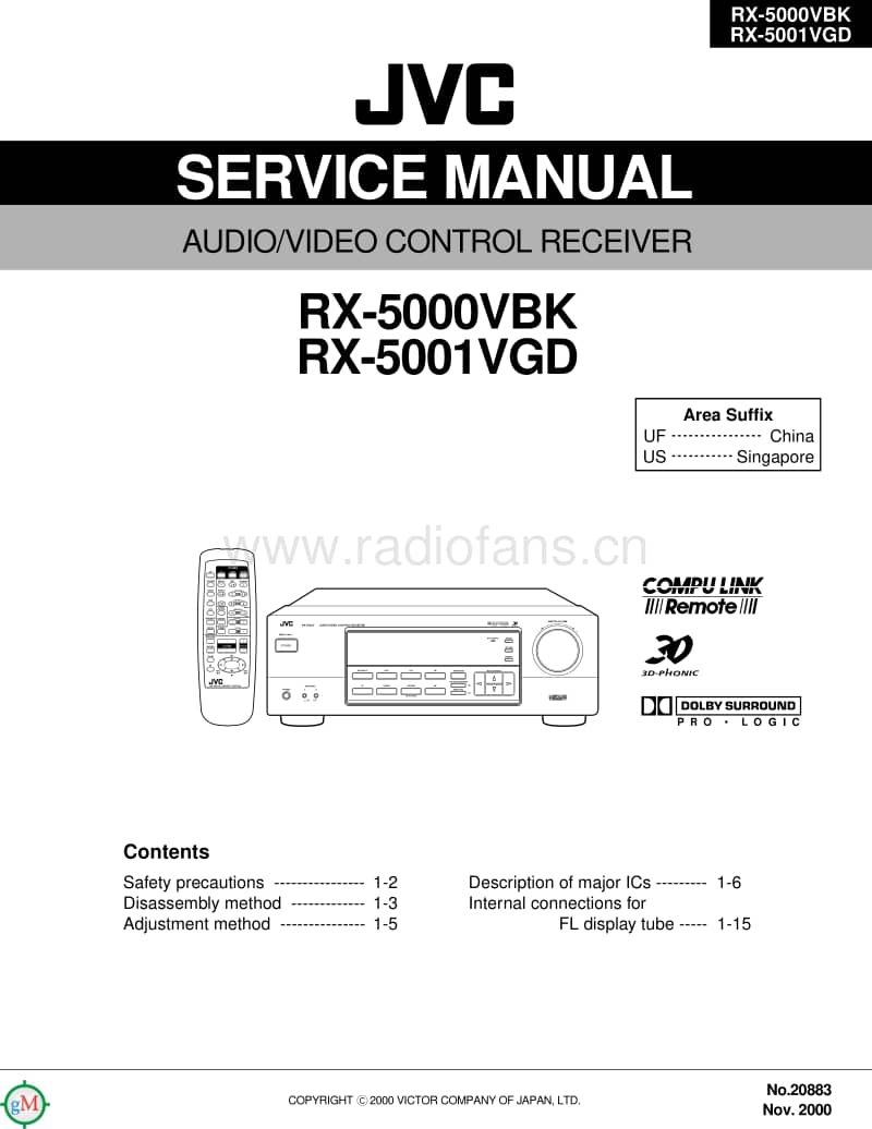 Jvc-RX-5001-VGD-Service-Manual电路原理图.pdf_第1页