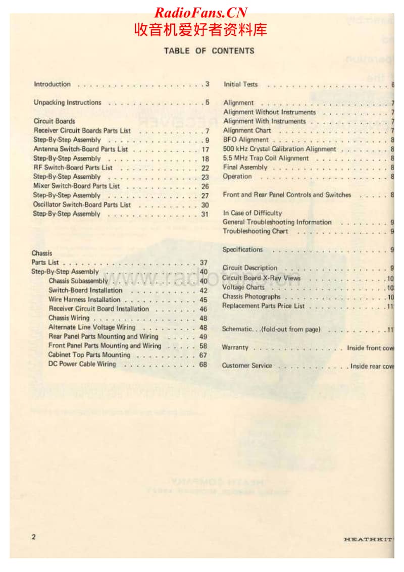 Heathkit-GR-78-Schematic-Manual-2电路原理图.pdf_第2页