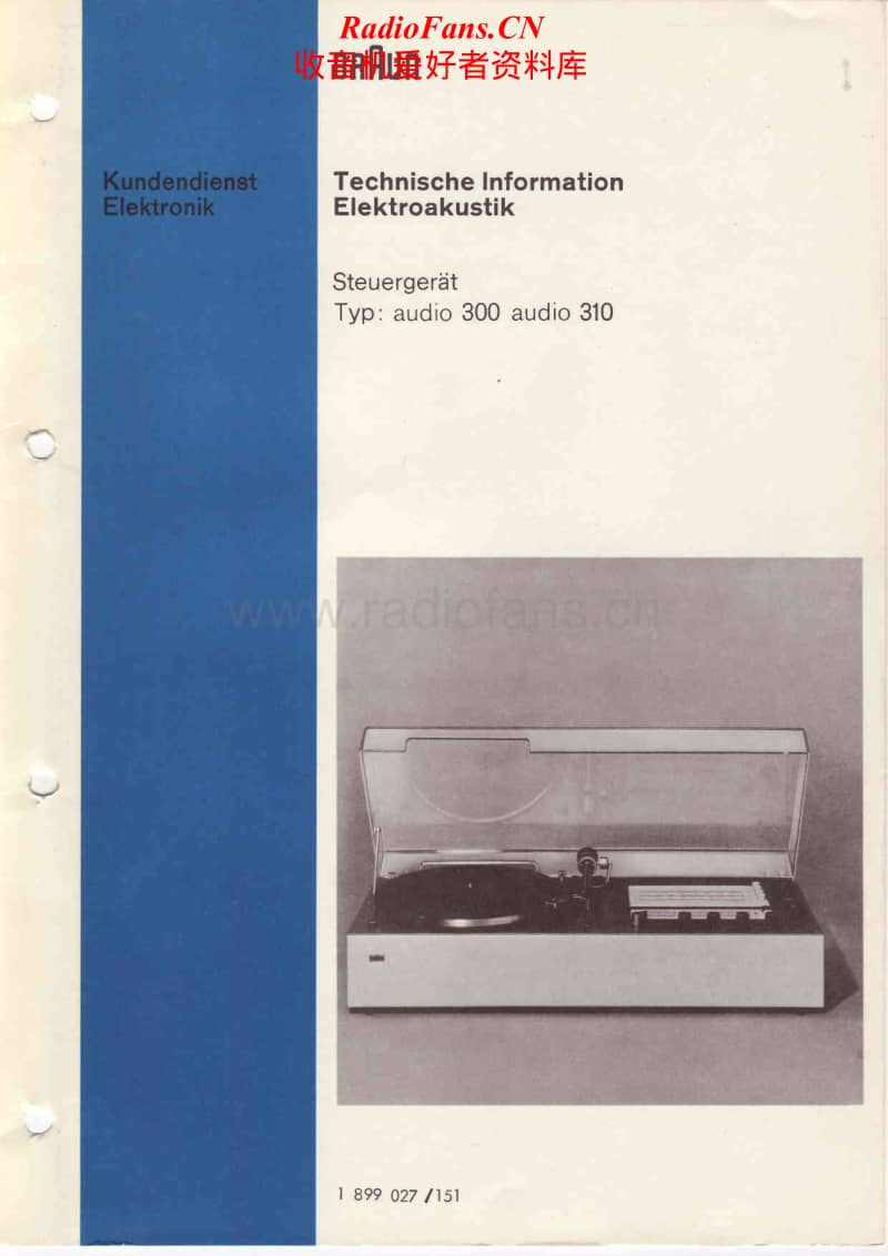 Braun-Audio-300-Service-Manual电路原理图.pdf_第1页