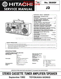 Hitachi-J-3-Service-Manual电路原理图.pdf