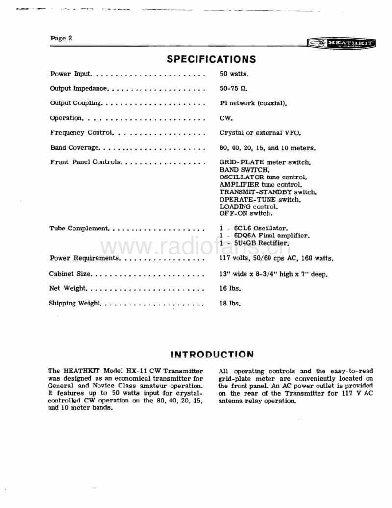 Heathkit-HX-11-Manual电路原理图.pdf_第3页