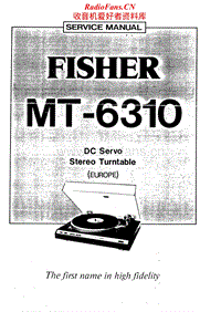 Fisher-MT-6310-Service-Manual电路原理图.pdf