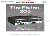 Fisher-205-Service-Manual电路原理图.pdf