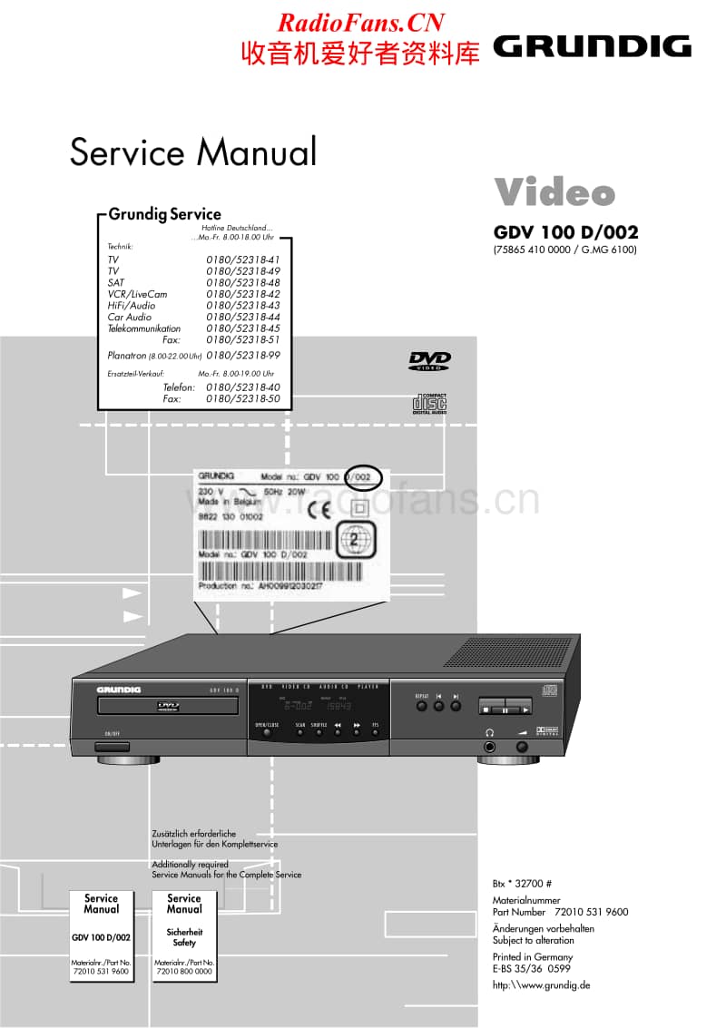 Grundig-GDV-100-Service-Manual电路原理图.pdf_第1页