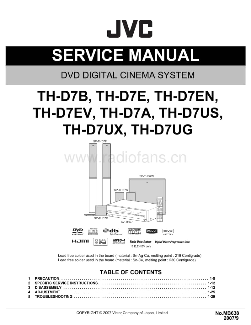 Jvc-THD-7-Service-Manual电路原理图.pdf_第1页