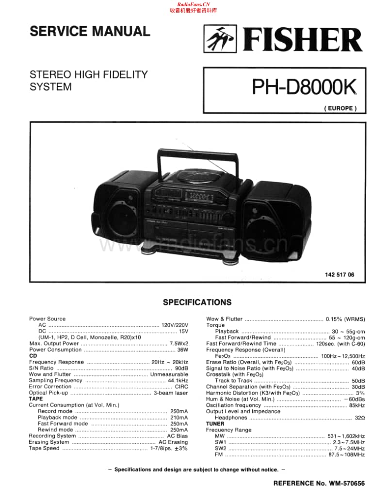 Fisher-PHD-8000-K-Schematic电路原理图.pdf_第1页