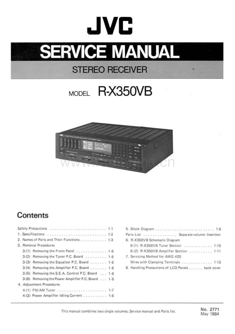 Jvc-RX-350-VB-Service-Manual电路原理图.pdf_第1页