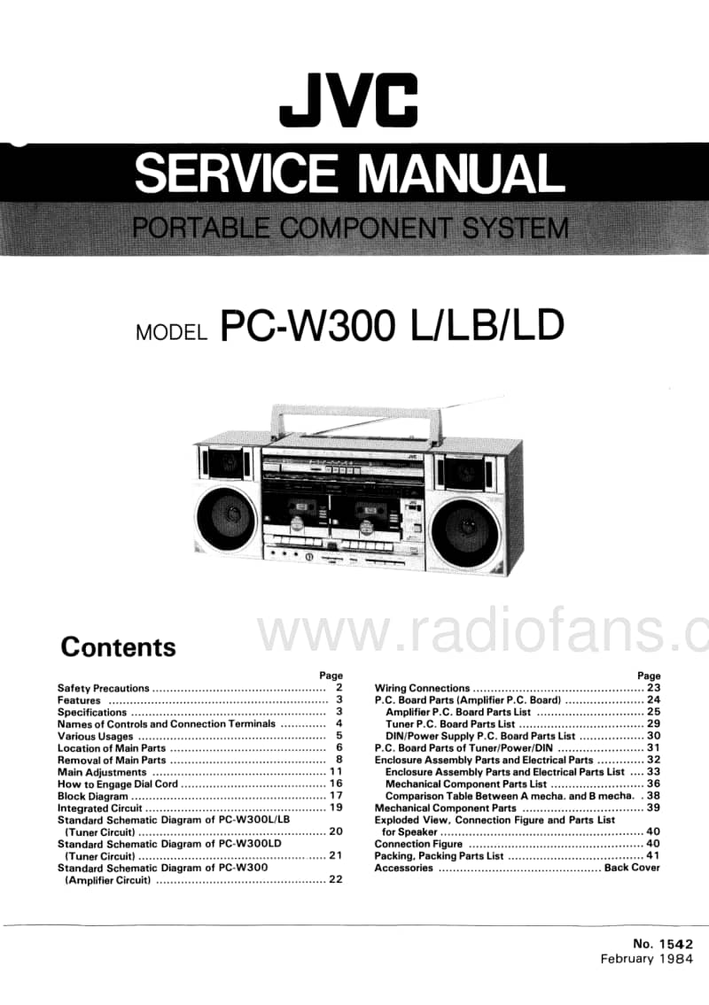 Jvc-PCW-300-L-Service-Manual电路原理图.pdf_第1页