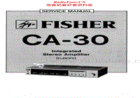Fisher-CA-30-Service-Manual电路原理图.pdf