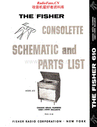 Fisher-610-Service-Manual电路原理图.pdf