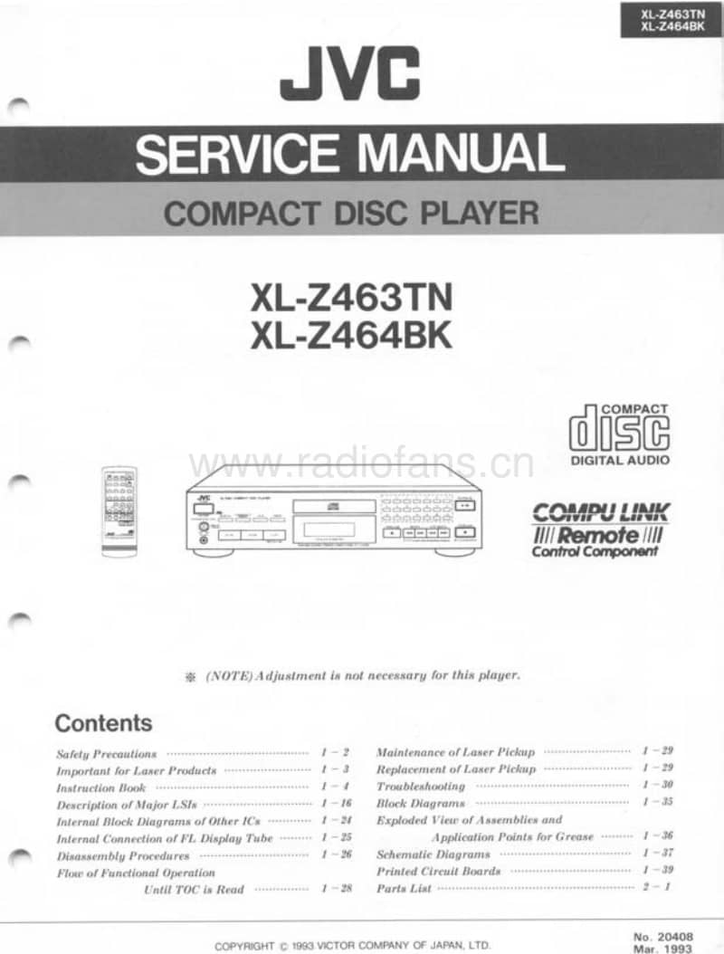 Jvc-XLZ-464-BK-Service-Manual电路原理图.pdf_第1页
