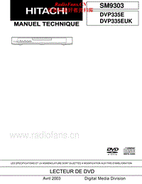 Hitachi-DVP-335-EUK-Service-Manual电路原理图.pdf