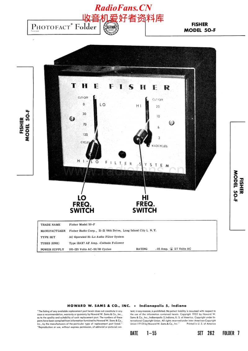 Fisher-50-F-Service-Manual电路原理图.pdf_第1页
