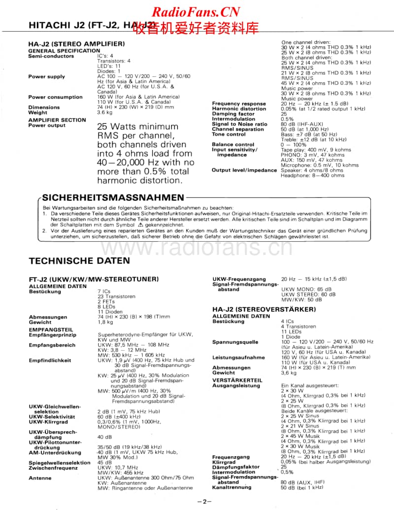 Hitachi-J-2-Service-Manual电路原理图.pdf_第2页