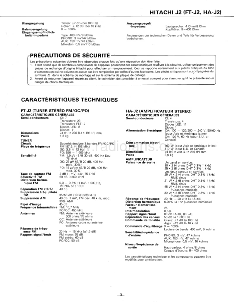Hitachi-J-2-Service-Manual电路原理图.pdf_第3页