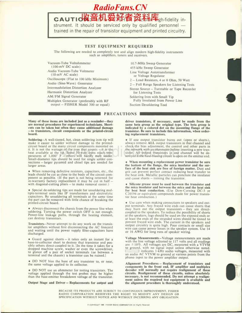 Fisher-21-R-Service-Manual电路原理图.pdf_第2页