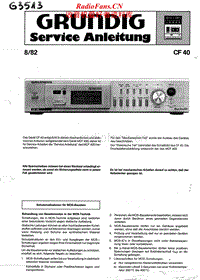 Grundig-CF-40-Service-Manual电路原理图.pdf