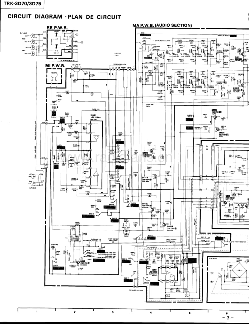 Hitachi-TRK-3-D-75-Service-Manual电路原理图.pdf_第3页