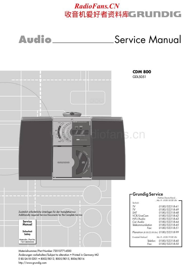 Grundig-CDM-800-Service-Manual电路原理图.pdf_第1页